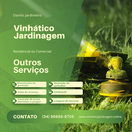 Flyer Vinhático Jardinagem